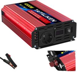  Inverter, 12 V bemenet, 220 V kimenet, 50 Hz frekvencia, 12 V 4500 W 220 V EU