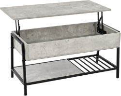 IdePar Nordik Lift dohányzóasztal - beton dekor