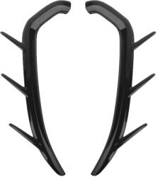  Szellőztető dekorációs alkatrészek, tartós konstrukció, egyszerű telepítés, világos fekete