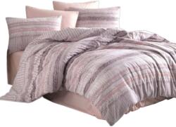 Atisat Ágyneműhuzat garnitúra, 100% pamut renforce, egyszemélyes, 3 részes, Knit lila