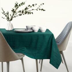 AmeliaHome Asztalterítő Vesta üvegzöld dombornyomott modern 40x300 AmeliaHome