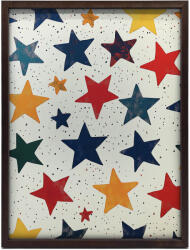  FAKERETES FALI PLAKÁT SÖTÉTBARNA SZERENCSI CSILLAGOK 50x70