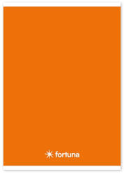 Fortuna Füzet vonalas FORTUNA Monocolor A/5 32 lapos narancssárga - pepita