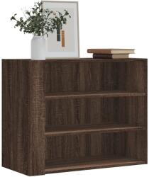  Barna tölgy színű szerelt fa fali szekrény 75 x 35 x 60 cm