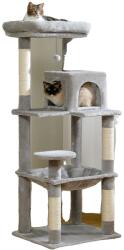  Nagy macskafa, 5 szintű kialakítás, tartós faépítés, AMT0110gy-LF, XL
