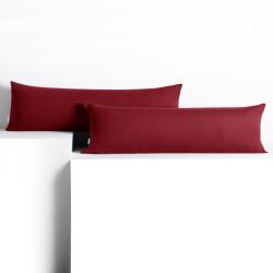 DecoKing Díszpárnahuzat AMBER bordó dzsörzé 20x145 DecoKing