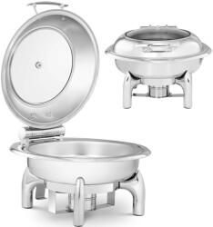  Kerek ételmelegítő pasztához, ablakos fedővel, átmérő 39 cm, 5, 5 l