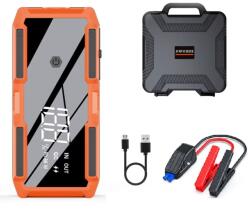  MOOD Többfunkciós Autóindító - 59000mAh, 3000A 12V-16, 8V/8A, Indítóáram/Erősségi Áram 1000A~3000A, Méretek 192x88x45 mm