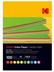 Kodak színes papír otthoni és irodai nyomtatáshoz - 10 kevert szín, 80g, A4, 100db KO-9891300 (KO-9891300)