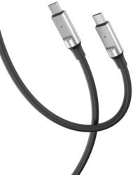 XO Кабел за зареждане и пренос на данни XO cable NB-Q252B, USB-C - USB-C 1.0m, 60W, Черен (NB-Q252B)
