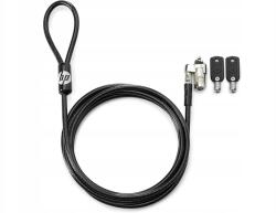 HP kulcsos kábelzár 10 mm-es biztonsági kábel (T1A62AA)