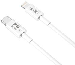 XO Кабел за зареждане и пренос на данни XO cable NB-Q189A PD USB-C - Lightning 1, 0m, 20W, Бял (Q189A)
