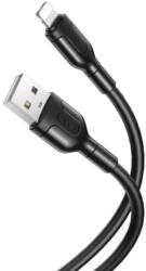 XO Кабел за зареждане и пренос на данни XO cable NB212 USB - Lightning 1, 0 m 2, 1A, Черен (NB212)