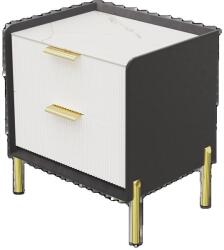  Éjjeliszekrény, modern kialakítás, bőséges tárhely, Fehér