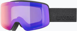 uvex Ochelari de schi pentru copii UVEX Pwdr FM black matt/mirror ruby/green/clear