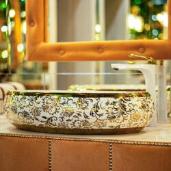 Rea Melania Meryl Ováls Mosdókagyló - 600x500 mm