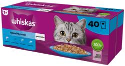 Whiskas Adult 40 x 85 g Hal ízek a zselés lazacban, tonhalban, tőkehalban, fehér halban