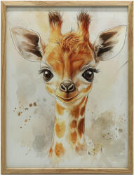  VÁSZON FESTMÉNY A FALRA ARNYI KIS ZSIRÁF ARCRA 70x100 CM