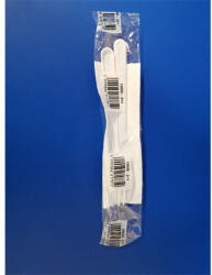  Újrahasználható 15098 fehér műanyag kés villa szalvéta 2+1 szett