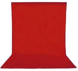  Fotózás háttere, muszlin pamut anyag, Chroma Key kompatibilis, 6000x3000, Piros