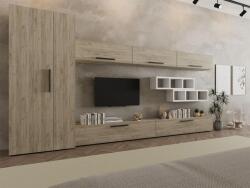 Mobiro Star Nappali Szekrénysor C18- Szürke tölgy színben - mindigbutor