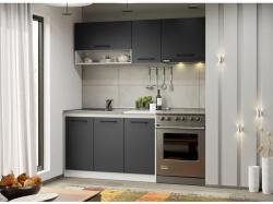 Mobiro Maia szürke konyhabútor - 06 - 180 cm - mindigbutor