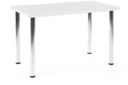 Halmar Modex 120 étkezőasztal fehér asztallappal, króm lábbal