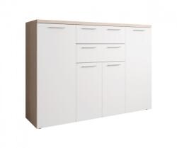 WIPMEB Bravo 864 Xl Komód Sonoma Tölgy/fehér