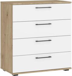 Halmar FLEX - KM-1 komód-kézműves tölgy / fehér