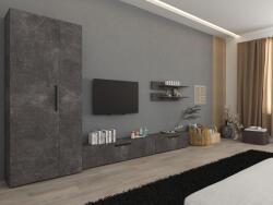 Mobiro Star Nappali Szekrénysor C05- Betonszürke színben - mindigbutor