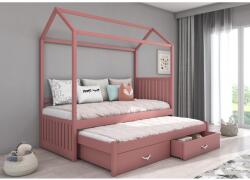 ADRK Jonaszek házikó ágy 200x90, Rózsaszín