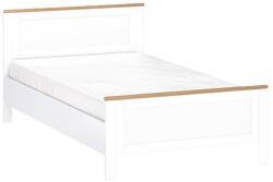 Fortrade Ronco ágy 4 - 120 fehér + tölgy (lanzette dz2, szín nimfea alba / tölgy craft gold) - mindigbutor