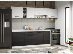 Mobiro Ferrara konyha Luna fehérrel - 10 - 260 cm - mindigbutor