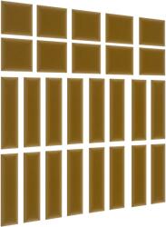 ELTAP Quadratta 120x195 kárpitozott panel, sárga - mindigbutor