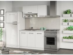 Mobiro Alaszka fehér konyha - 02 - 123, 2 cm - mindigbutor