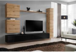 Wipmeble SWITCH 26 szekrénysor VIII artisan-fekete - mindigbutor