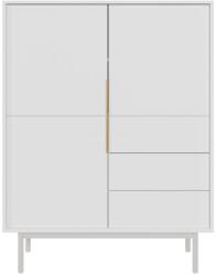 WIPMEB Viva Komoda Magas 3d3s Fehér/fehér