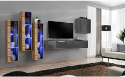 Wipmeble SWITCH 26 szekrénysor XIII artisan-szürke - mindigbutor