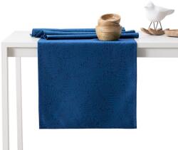 AmeliaHome Asztalterítő Gaia indigókék dombornyomott 115x250+35x250 AmeliaHome