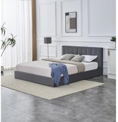 Halmar KATARINA ágy, ágyneműtartóval, szín: szürke - mindigbutor