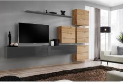 Wipmeble SWITCH 26 szekrénysor IX artisan tölgy-szürke - mindigbutor