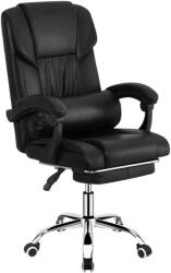 TEMPO KONDELA Irodai szék, fekete textilbőr, ARNAUD 2 NEW - mindigbutor