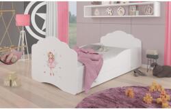 ADRK Ágy matraccal és fiókkal CASIMO GIRL WITH WINGS 140x70, Fehér - mindigbutor