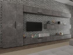 Mobiro Star Nappali Szekrénysor C85- Betonszürke színben - mindigbutor