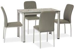 WIPMEB DAMAR étkezőasztal szürke