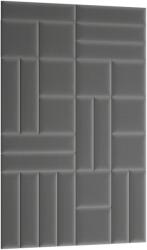 ELTAP Quadratta 120x195 kárpitozott panel, szürke - mindigbutor