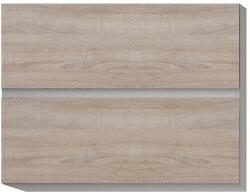 TEMPO KONDELA Felsőszekrény két ajtóval, tölgy sonoma, LINE G80 U - mindigbutor