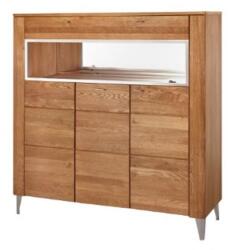 Wipmeble LATINA 48 vitrin tölgy mézes - mindigbutor