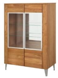 Wipmeble LATINA 15 vitrin tölgy mézes - mindigbutor