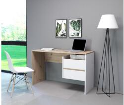 WIPMEB PACO PC 03 íróasztal artisan tölgy/ matt fehér - mindigbutor